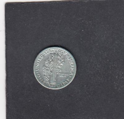 Beschrijving: 1 Dime MERCURY